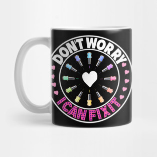 Nail Tech Funny Nail Technician Quote Manicurist Vintage Mug