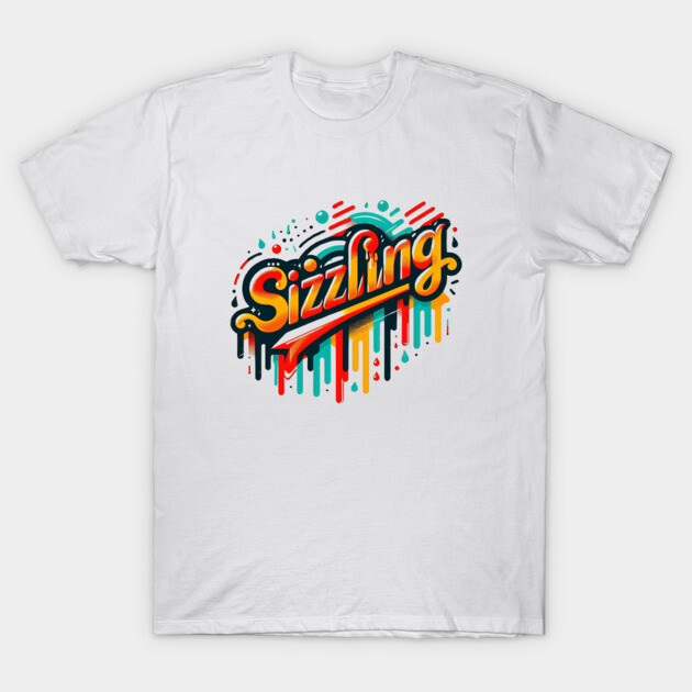 Sizzling – Retro Heat, Timeless Cool T-Shirt by Ben's Store 1