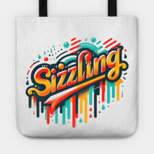 Sizzling – Retro Heat, Timeless Cool Tote