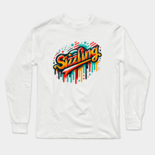 Sizzling – Retro Heat, Timeless Cool Long Sleeve T-Shirt