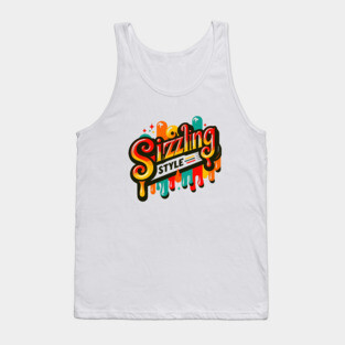 Sizzling – Retro Heat, Timeless Cool Tank Top