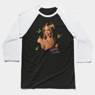 Sydney Sweeney Butterfly Baseball T-Shirt