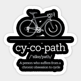 Cycopath Funny Cycling Magnet