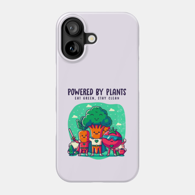 POWERED BY PLANTS Phone Case by Fabrik
