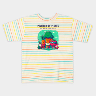 POWERED BY PLANTS Kids T-Shirt