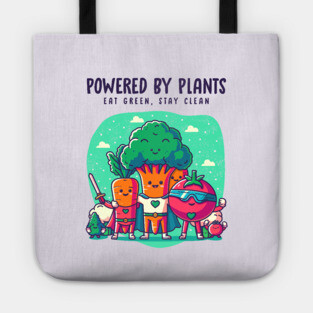 POWERED BY PLANTS Tote