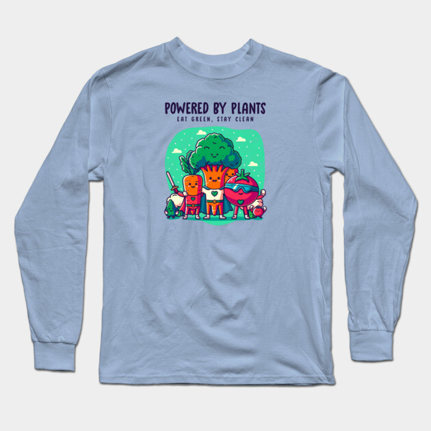 POWERED BY PLANTS Long Sleeve T-Shirt by Fabrik