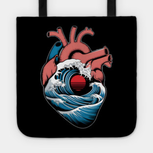 Ocean Heart Tote