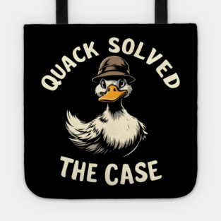Funny Duck Detective Tote