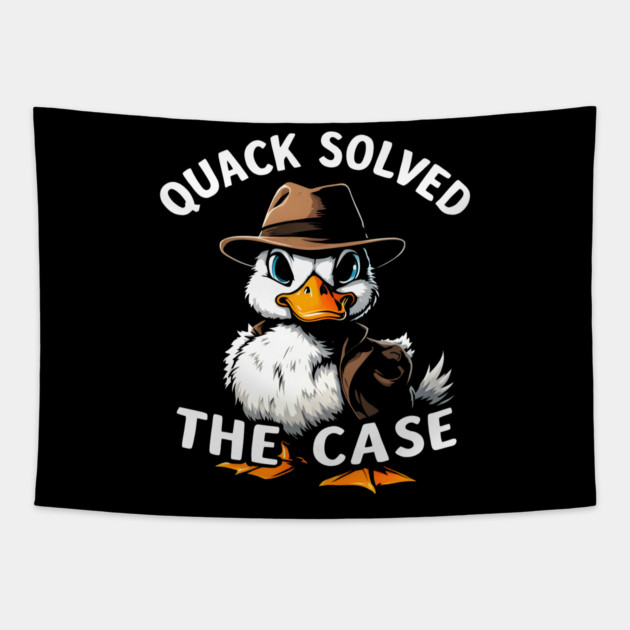 Detective Duck Tapestry by MakerMind8.2