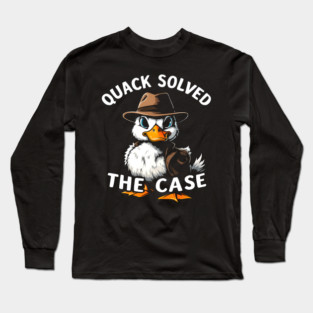 Detective Duck Long Sleeve T-Shirt