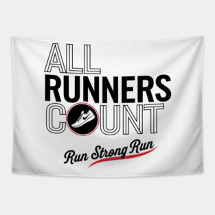 All Runners Count Tapestry