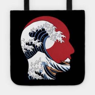 Kanagawa Ocean Thought Tote