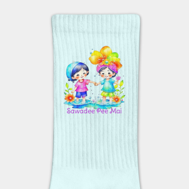 Sawadee Pee Mai Watercolor by HolidayBug