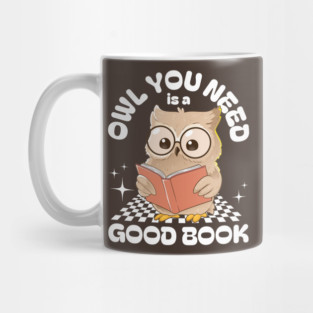 Reading Owl Mug