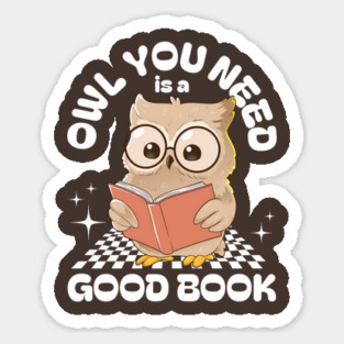 Reading Owl Magnet