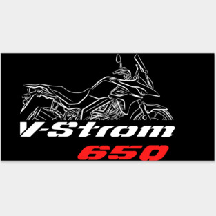 Suzuki V-Strom 650 2017-2024 Posters and Art