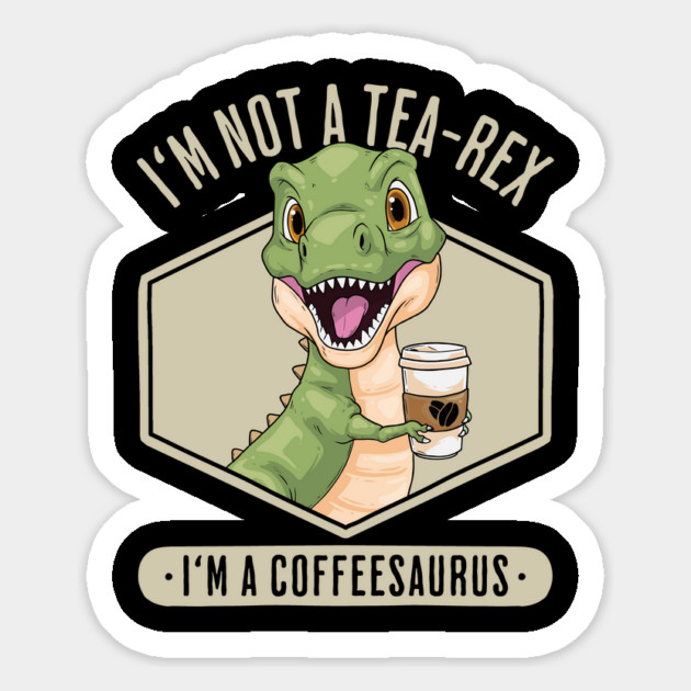 Coffeesaurus Magnet by GoshWow®