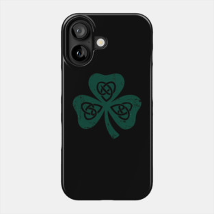 Vintage St Patricks Day Shamrock Phone Case