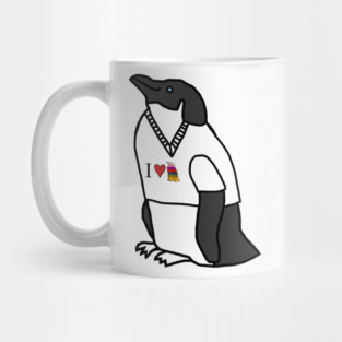 Penguin Wearing a T-Shirt Mug