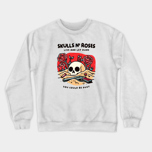 SKULLS N' ROSES Crewneck Sweatshirt by Fabrik