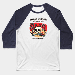 SKULLS N' ROSES Baseball T-Shirt