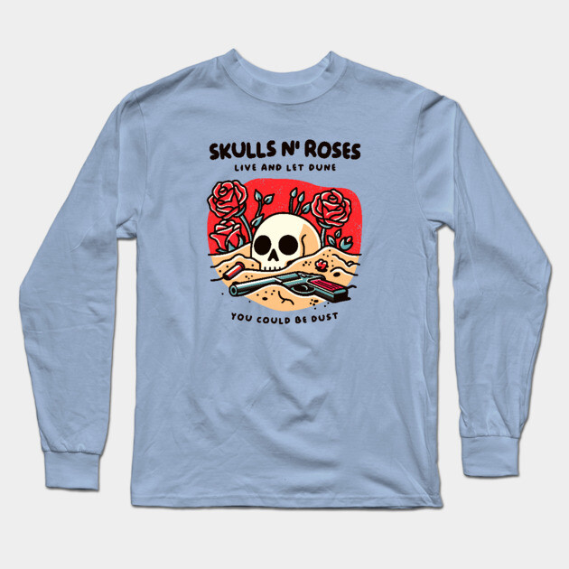 SKULLS N' ROSES Long Sleeve T-Shirt by Fabrik