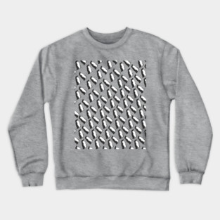 Cute Penguin Pattern Graphic Crewneck Sweatshirt