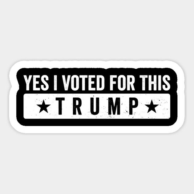 Yes, I Voted for This – Funny Pro-Trump Political Design Magnet by ArtistTee ⭐⭐⭐⭐⭐