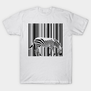 Barcode Zebra Camouflage T-Shirt