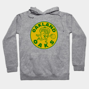 Defunct Oakland Oaks ABA Basketball 1968 Hoodie