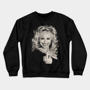 Dolly Parton Middle Finger Crewneck Sweatshirt
