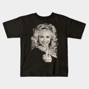 Dolly Parton Middle Finger Kids T-Shirt