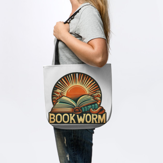 Bookworm Retro Sunset – Open Book Aesthetic by Ben's Store 1