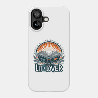 Lit Lover – Open Book Aesthetic Phone Case