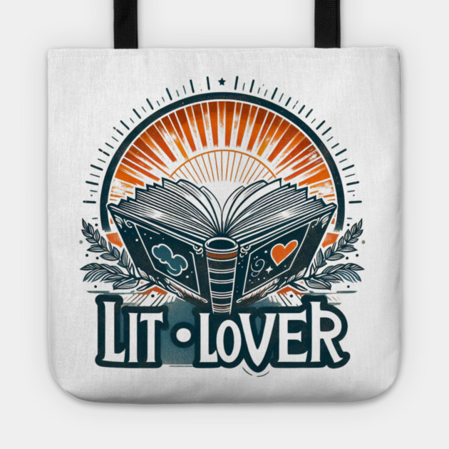 Lit Lover – Open Book Aesthetic Tote by Ben's Store 1
