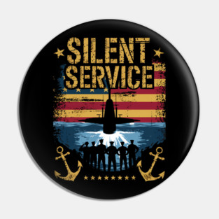 U.S Submarines Submariner Patriotic Veterans Day Pin