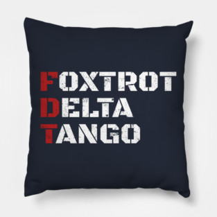 Foxtrot-Delta-Tango Pillow