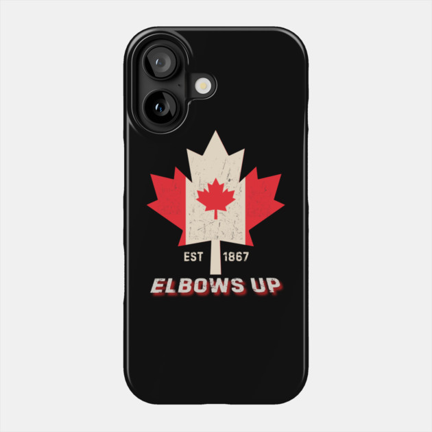 Canada Elbows Up Phone Case by The WYLD Tribe