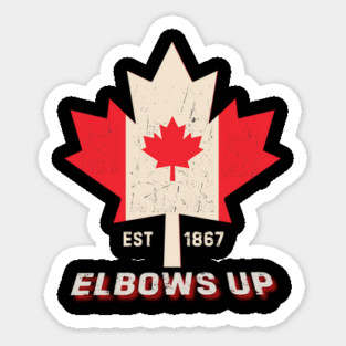 Canada Elbows Up Magnet