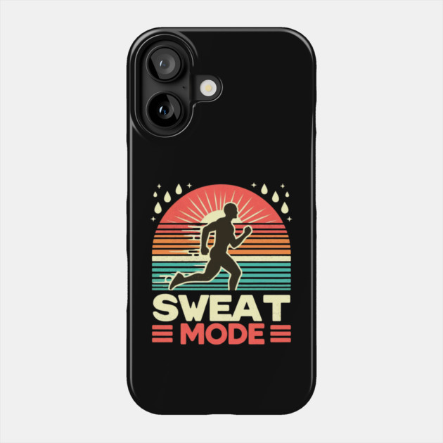 Sweat Mode- Stylish Vintage style jogging hobby Phone Case by Ben's Store 1