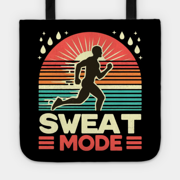 Sweat Mode- Stylish Vintage style jogging hobby Tote by Ben's Store 1