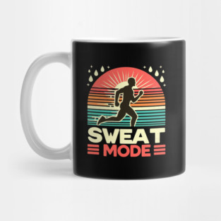 Sweat Mode- Stylish Vintage style jogging hobby Mug