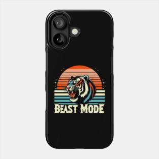 Beast Mode- Vintage Style Tiger Vibes Phone Case