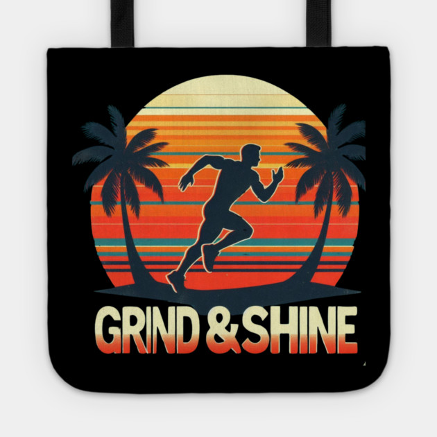 Grind&Shine-Stylish Vintage style jogging hobby Tote by Ben's Store 1