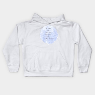 I Like You Just the Way You Are Kids Hoodie