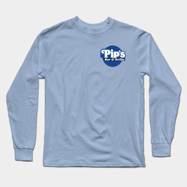 Pip's Bar and Grille from Severance Long Sleeve T-Shirt by Laura Contarino