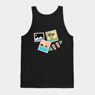 Take Only Photos Leave only footprints Tank Top