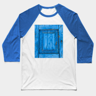 "Weathered Blue: Fisherman's Village, Lanzarote" Baseball T-Shirt