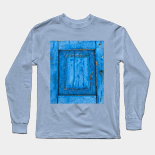 "Weathered Blue: Fisherman's Village, Lanzarote" Long Sleeve T-Shirt